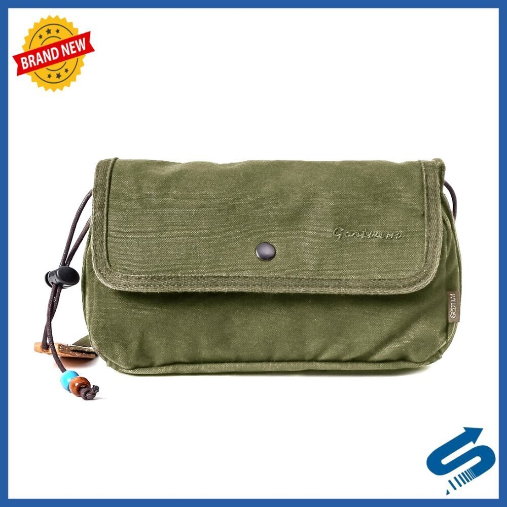 Canvas Crossbody Bag Flap Shoulder Purse Minimal Chic Daily Essentials Pouch